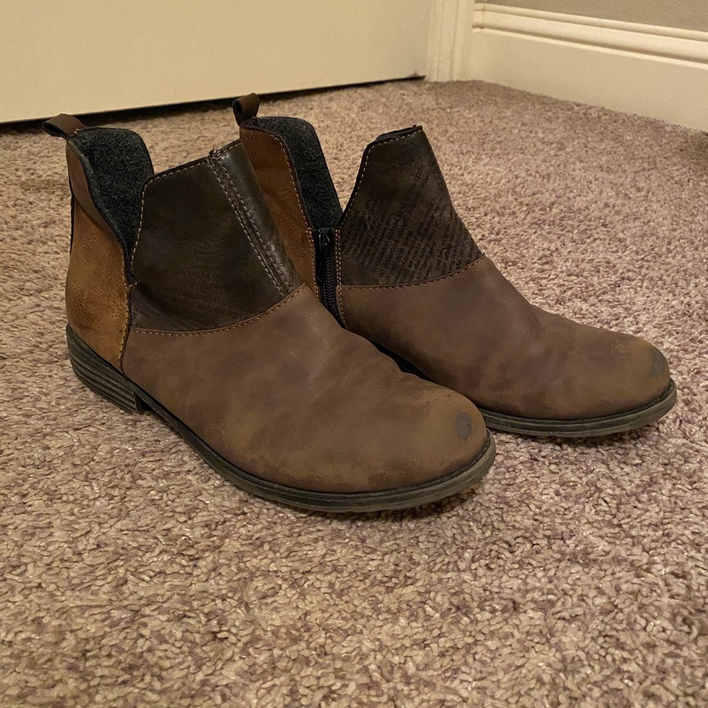 Rieker Brown Ankle Boots